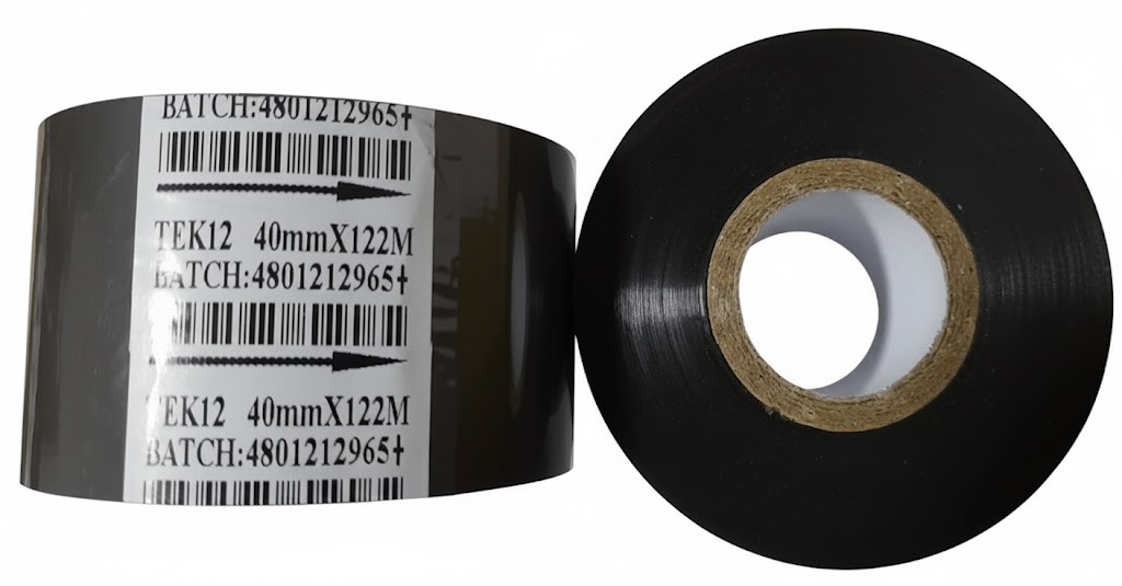 Cinta Hot Stamping 40mm x 122m NEGRA