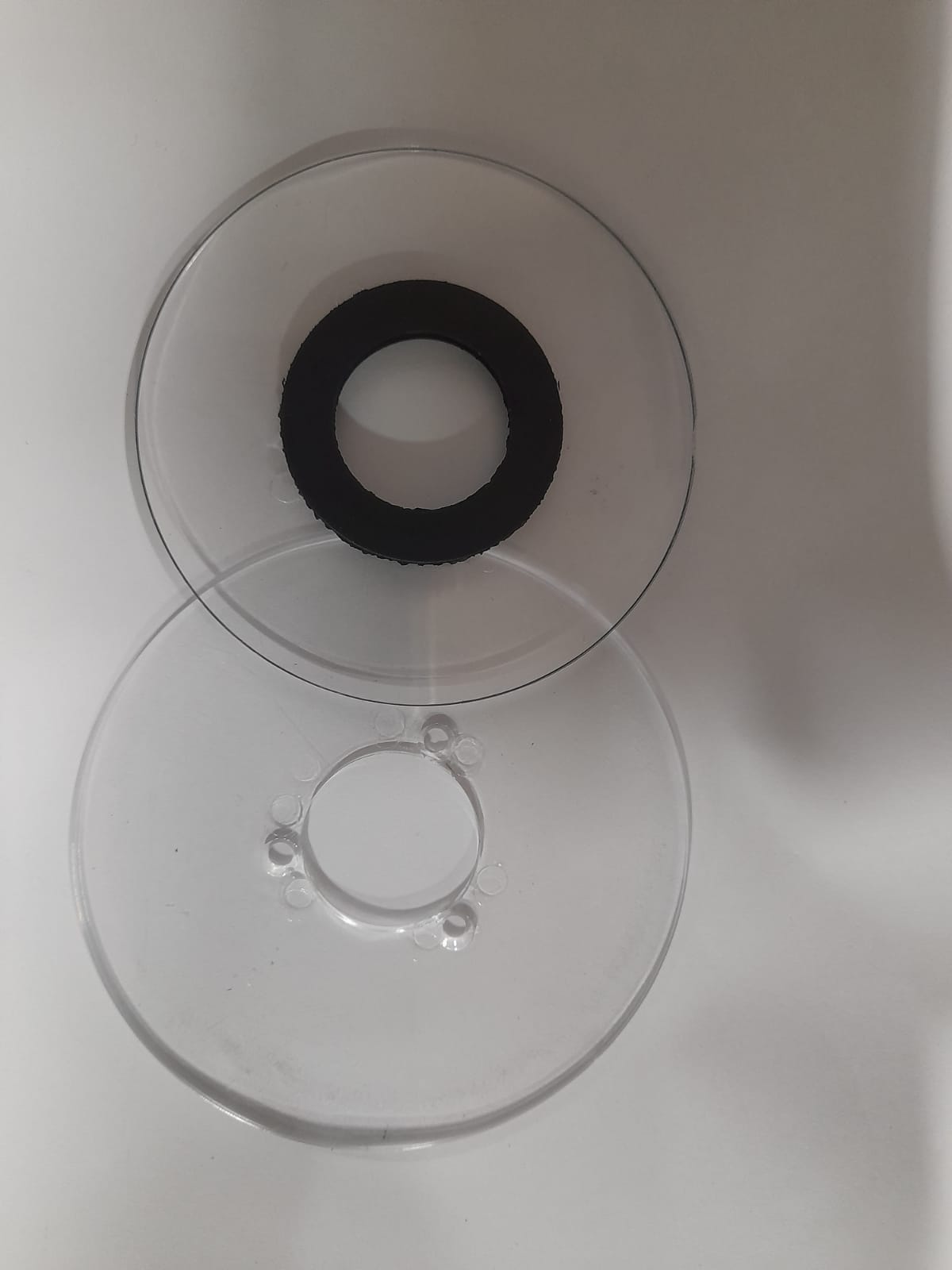 Juego tapas acrilicas (Colectora y Liberadora)