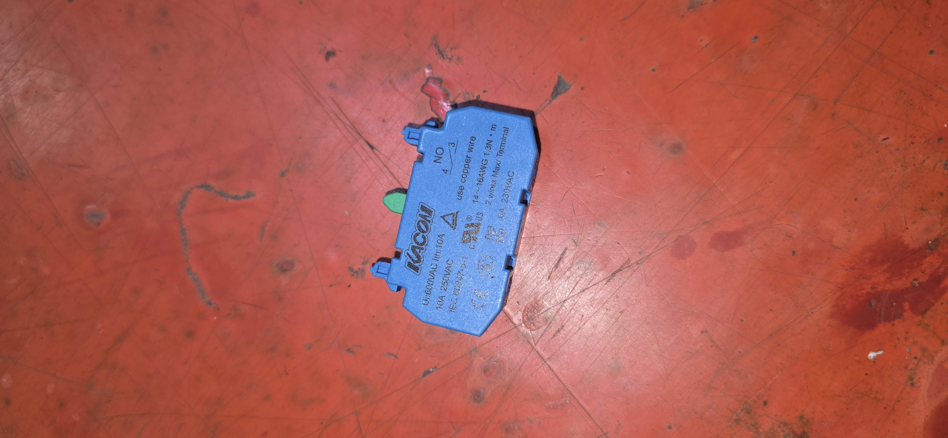 Contacto o Bloque NO