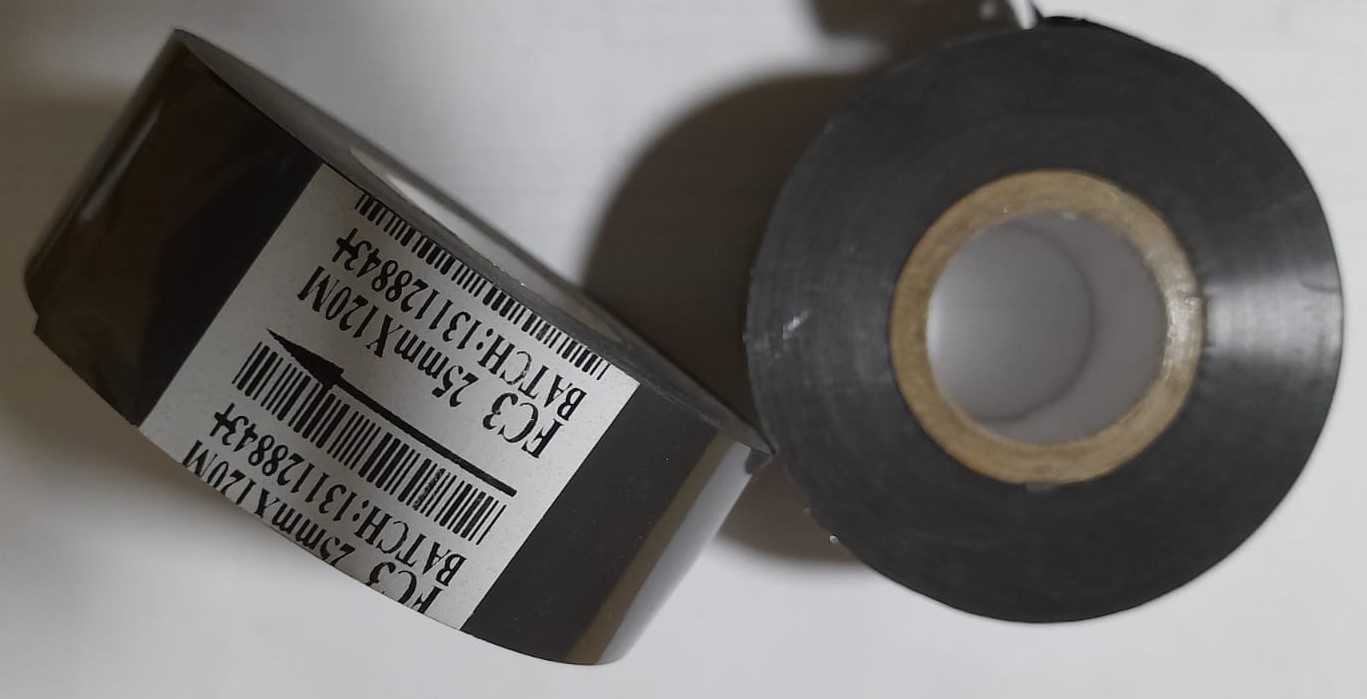 Cinta Hot Stamping 25mm x 120m NEGRA