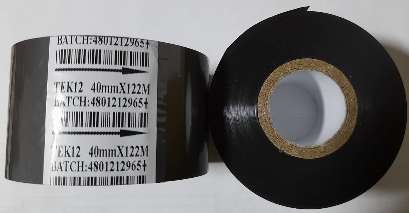 Cinta Hot Stamping 40mm x 122m NEGRA