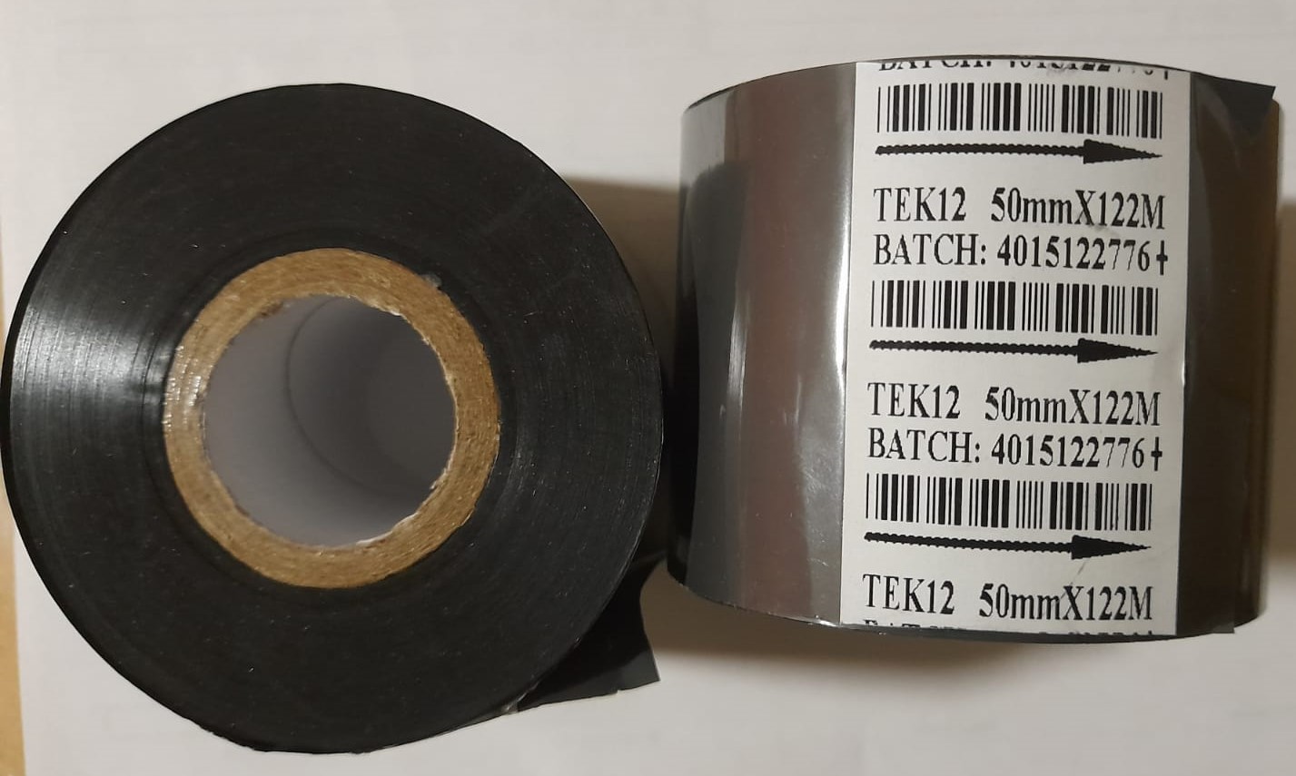 Cinta Hot Stamping 50mm x 122m NEGRA