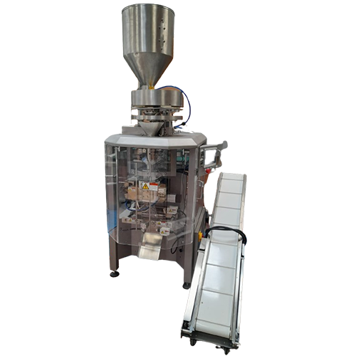 Empacadora vertical de Servos con banda de descarga y sistema precorte